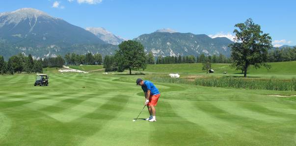 Golfen in drei Ländern, Royal Bled Golf Course in Slowenien