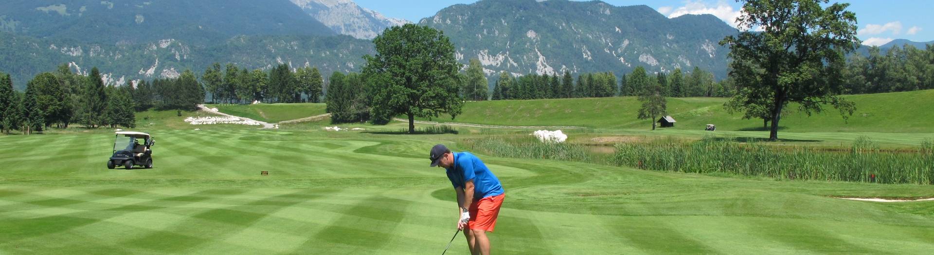 Golfen in drei Ländern, Royal Bled Golf Course in Slowenien