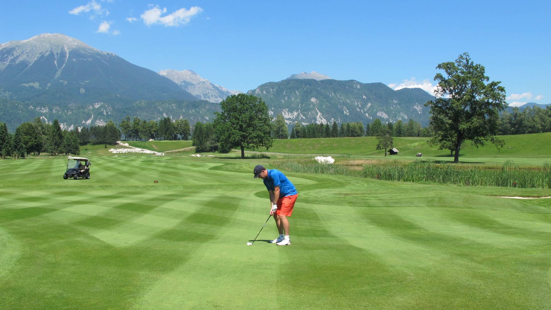 Golfen in drei Ländern, Royal Bled Golf Course in Slowenien