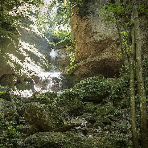 Wasserfall in Ebenthal bei Klagenfurt am Wörthersee
