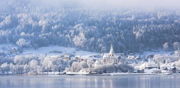 Maria Wörth im Winter