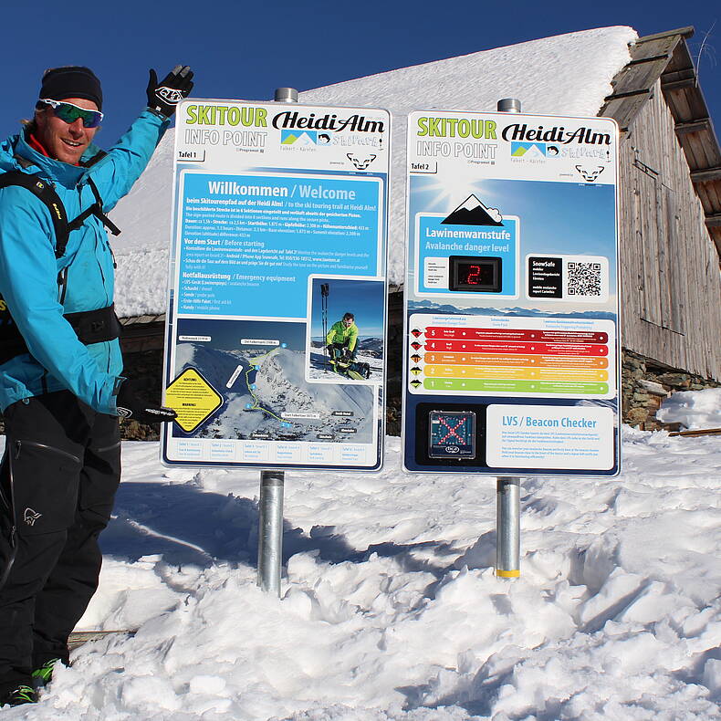 Skitourenlehrpfad am Falkert