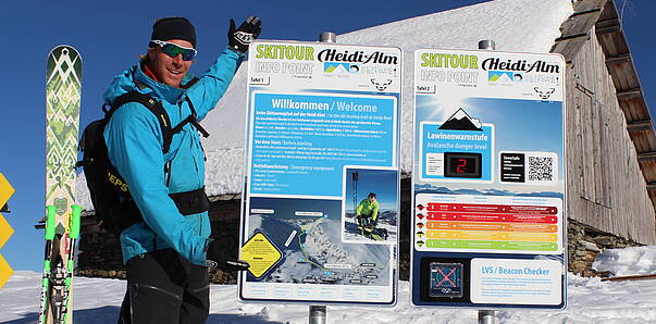 Skitourenlehrpfad am Falkert