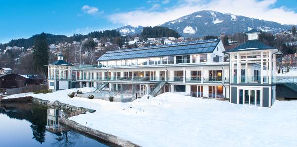 Kärnten Badehaus am Millstätter See im Winter