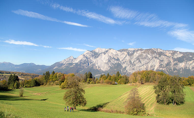 <p>Blick auf den Dobratsch</p>