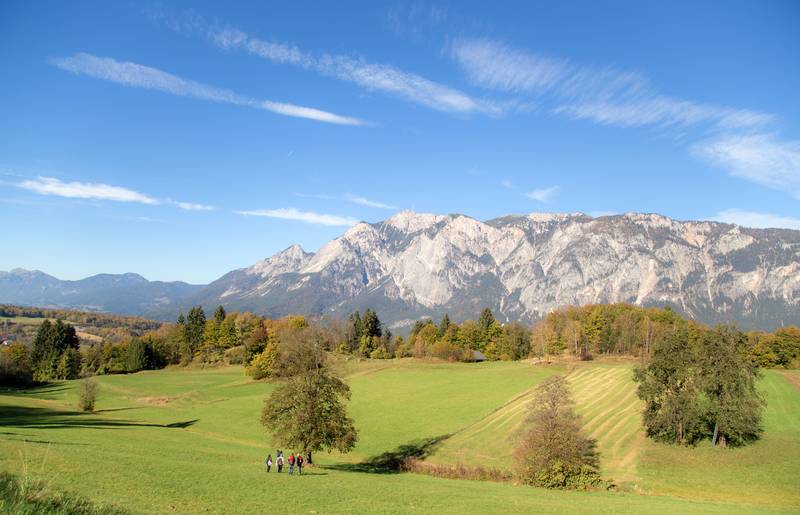 <p>Blick auf den Dobratsch</p>