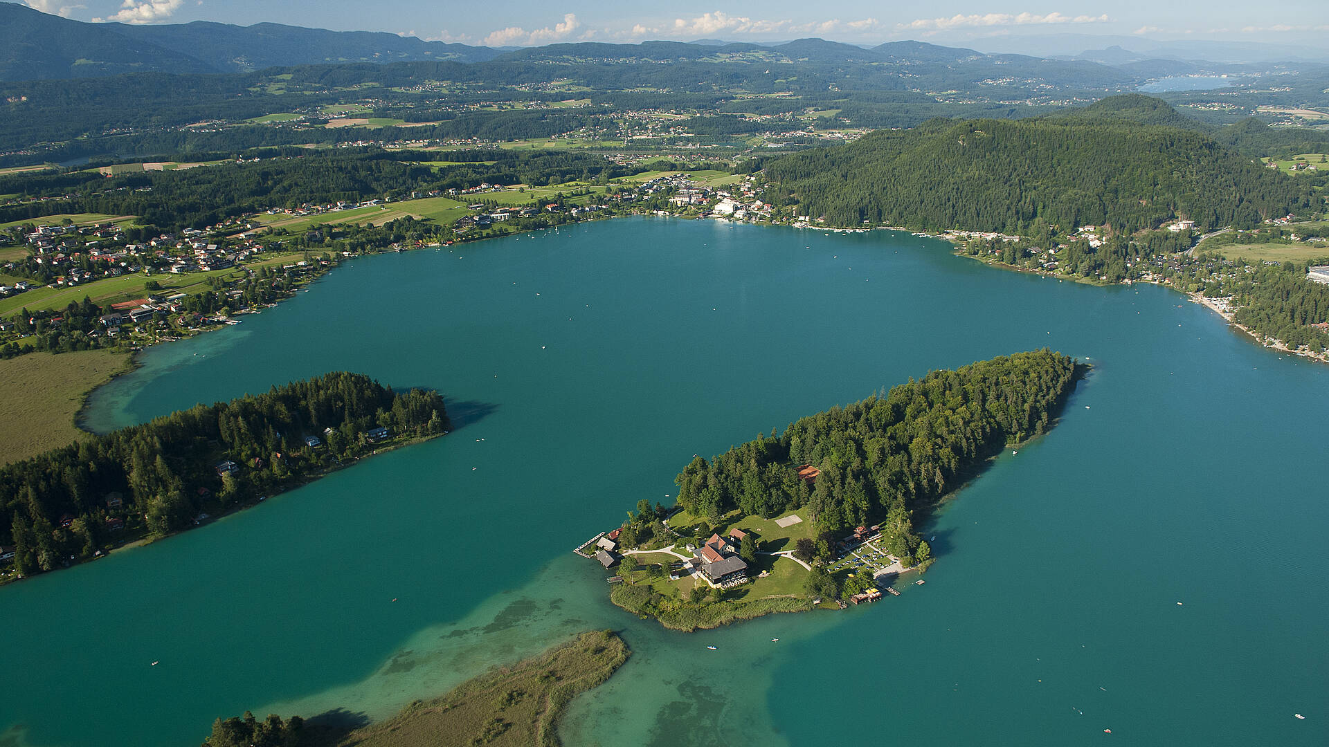 Blick auf den Faaker See