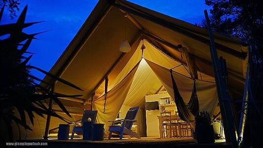 &bdquo;Glamping&quot; am Campinplatz Breznik