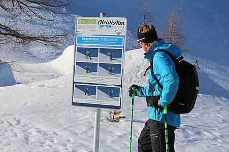 1. K&auml;rntner Skitouren Lehrpfad am Falkert