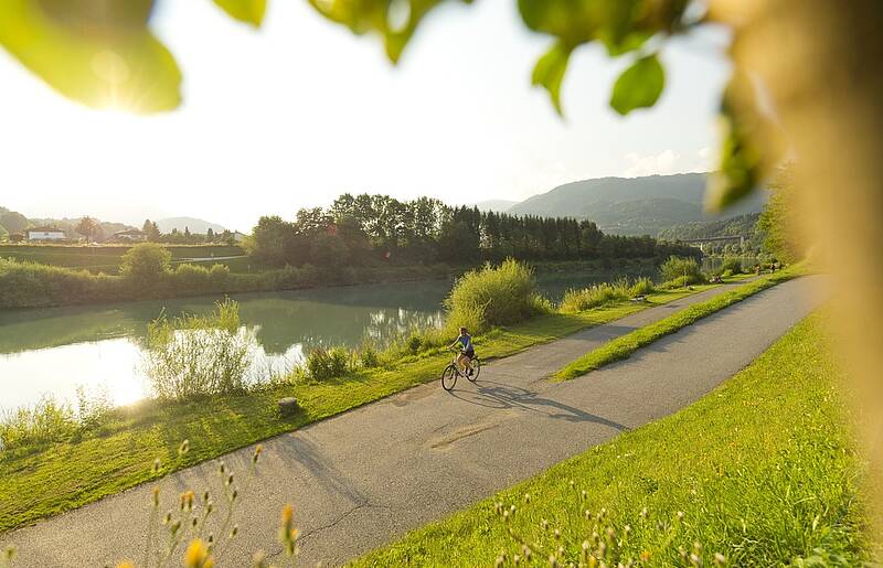 Drauradweg bei Villach