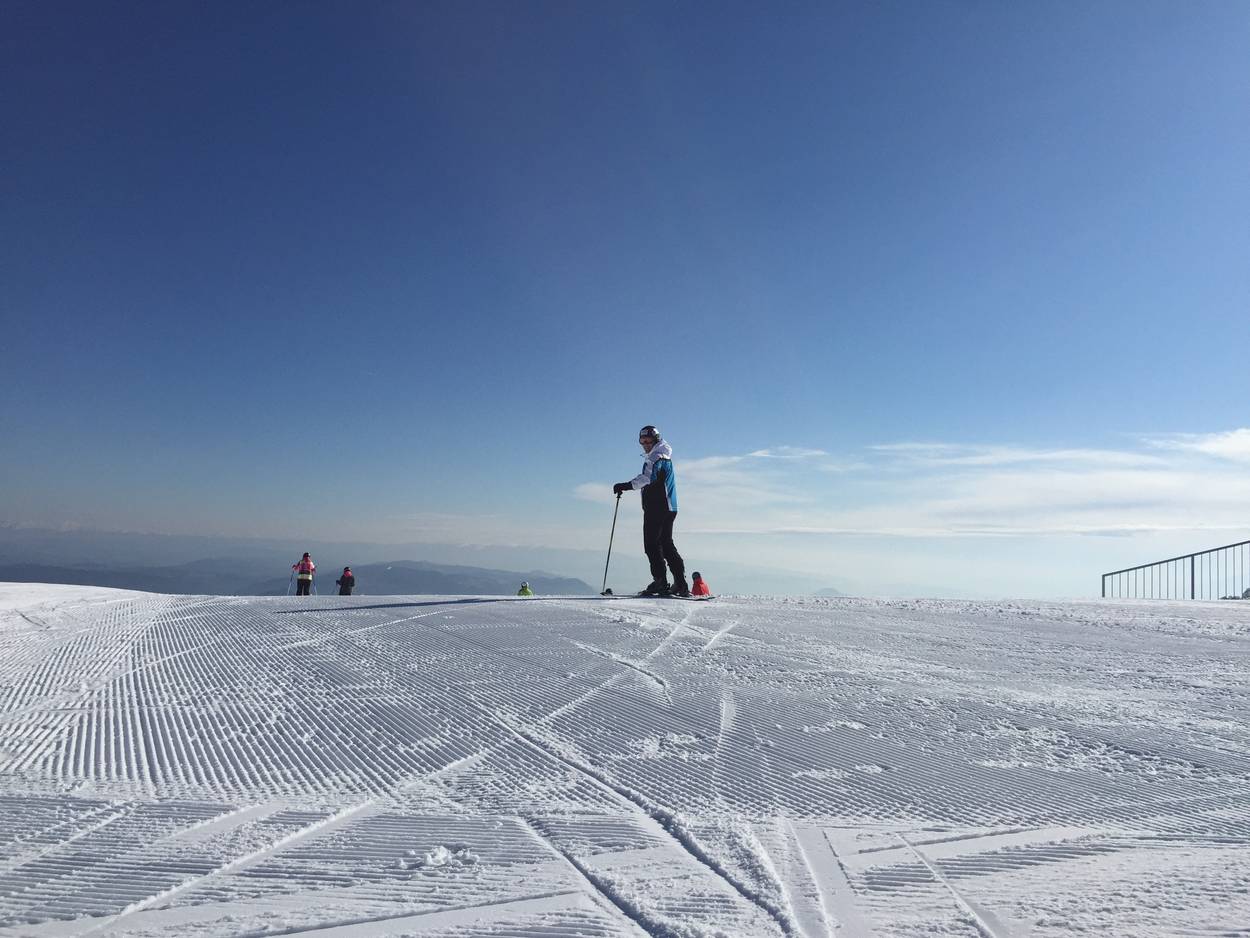 Ski und Golf, Skifahren auf der Gerlitzen