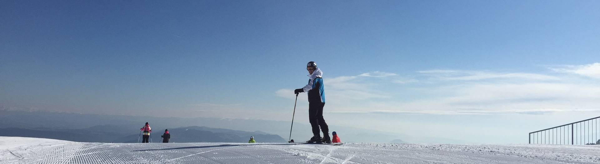 Ski und Golf, Skifahren auf der Gerlitzen