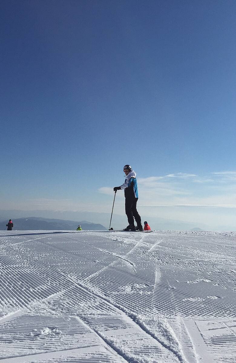 Ski und Golf, Skifahren auf der Gerlitzen