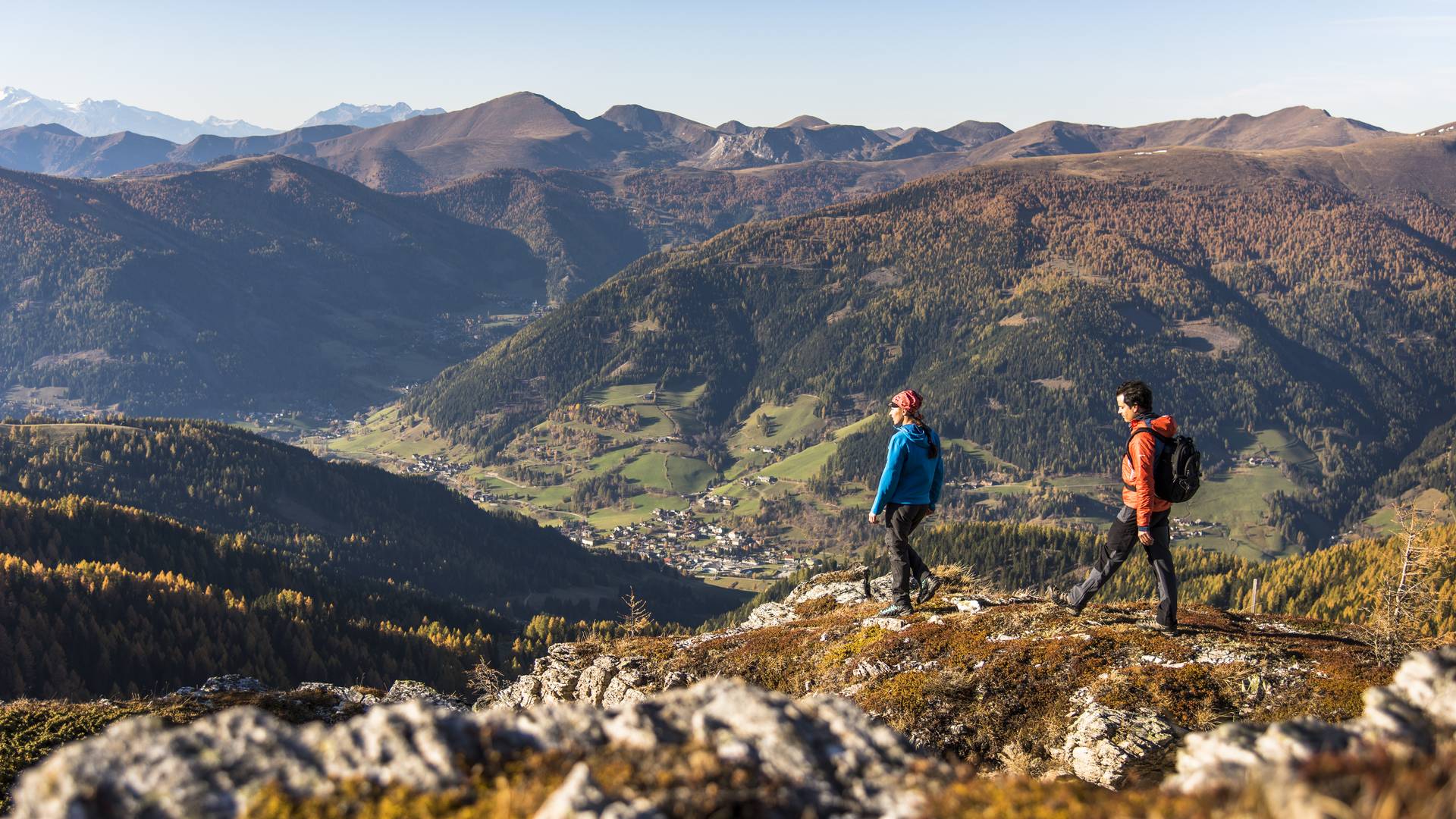 <p>Wandern im Herbst in der Region Bad Kleinkirchheim</p>