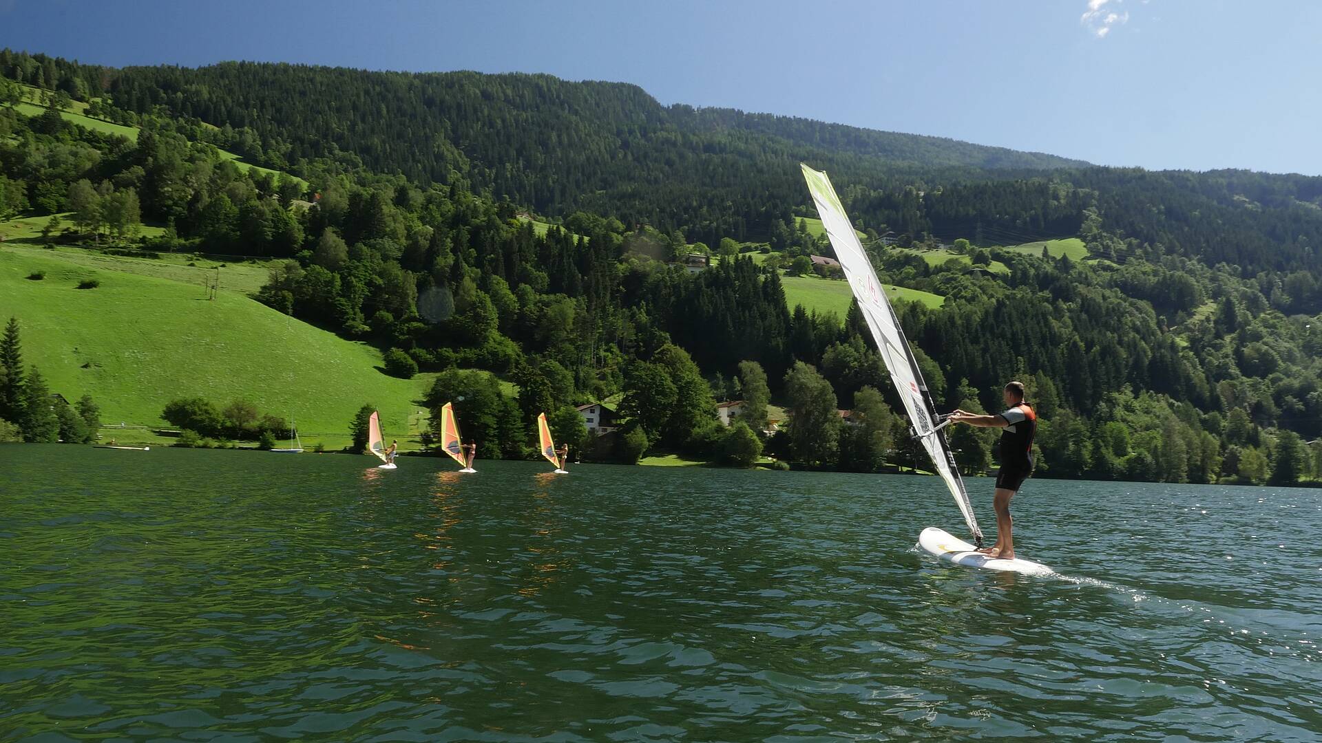 Surfen am Brennsee