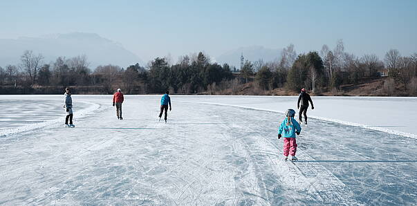 Eislaufen am Silbersee