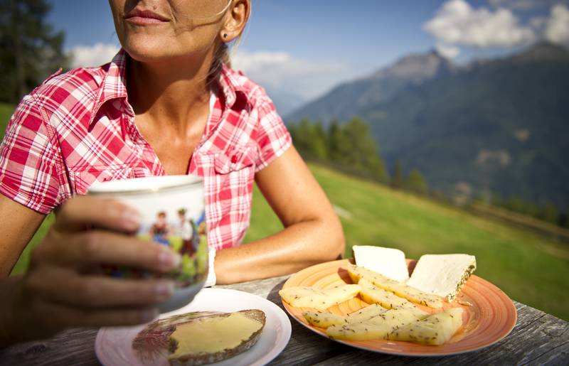 <p>Goldberghütte im Nationalpark Hohe Tauern, Glundner Käse</p>