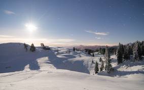 Winter am Dobratsch