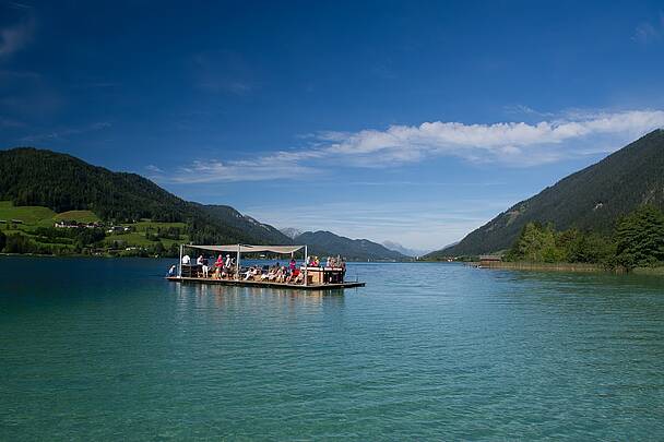 Genussfloß am Weissensee