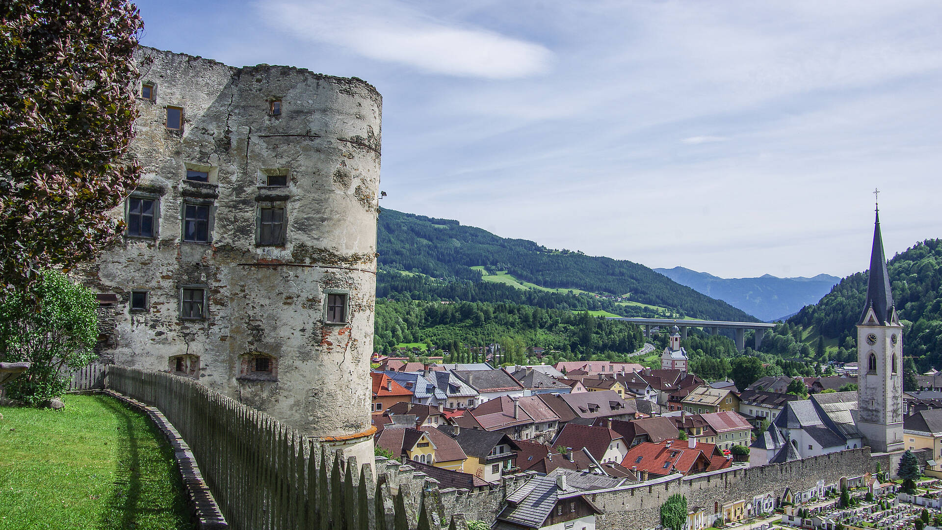 Künstlerstadt Gmünd, die Alte Burg Gmünd