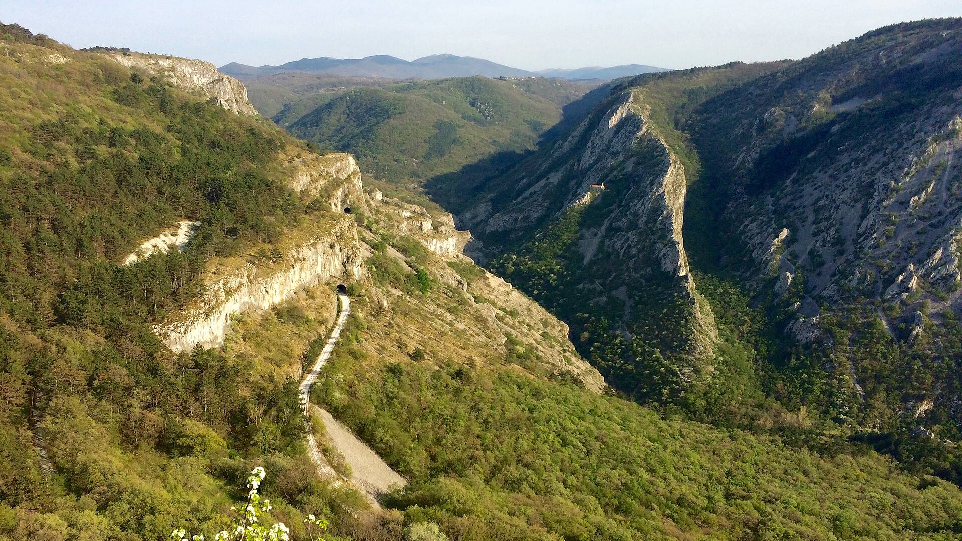 Ausblick auf das Val Rosandra