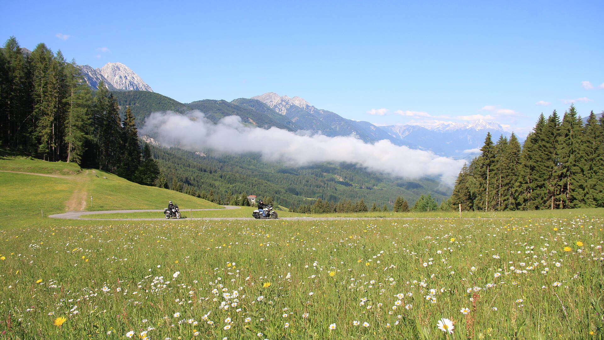 Motorradland Kärnten, Weissensee beim Tschabitscher