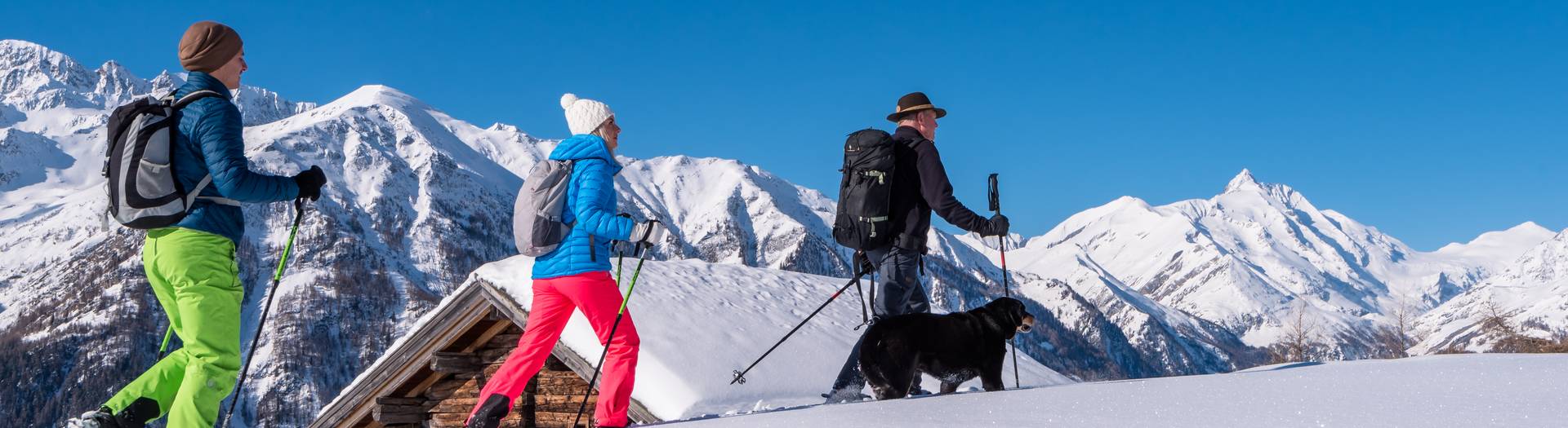 Heiligenblut, Nationalpark Hohe Tauern, Schneeschuhwandern