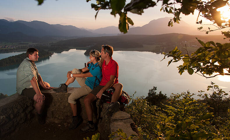 Blick auf den Faaker See