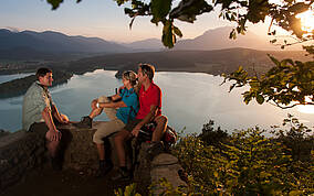 Blick auf den Faaker See