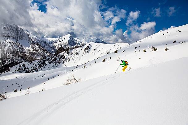 Skitour und Free Ski am Goldeck