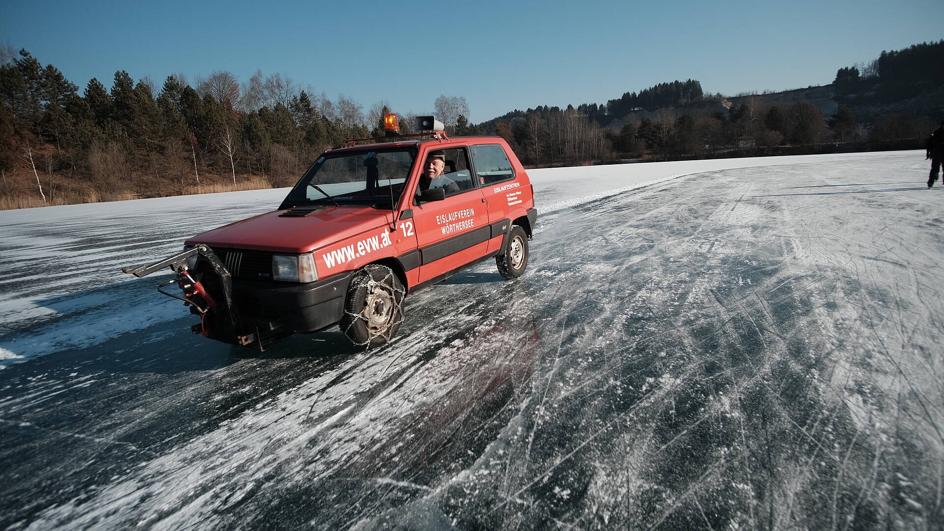 Eislaufen am Silbersee