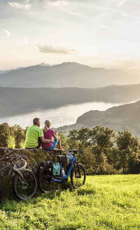 Millstätter See, Zeit zu zweit, Abendlicht, Abendstimmung, Logenplätze, Aussicht