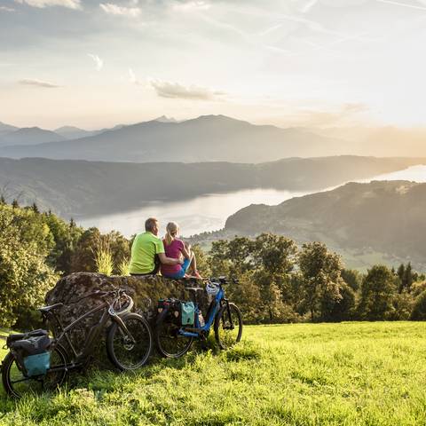 Millstätter See, Zeit zu zweit, Abendlicht, Abendstimmung, Logenplätze, Aussicht