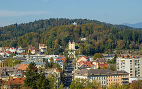 Klagenfurt Kreuzbergl mit Kreuzberglkirche