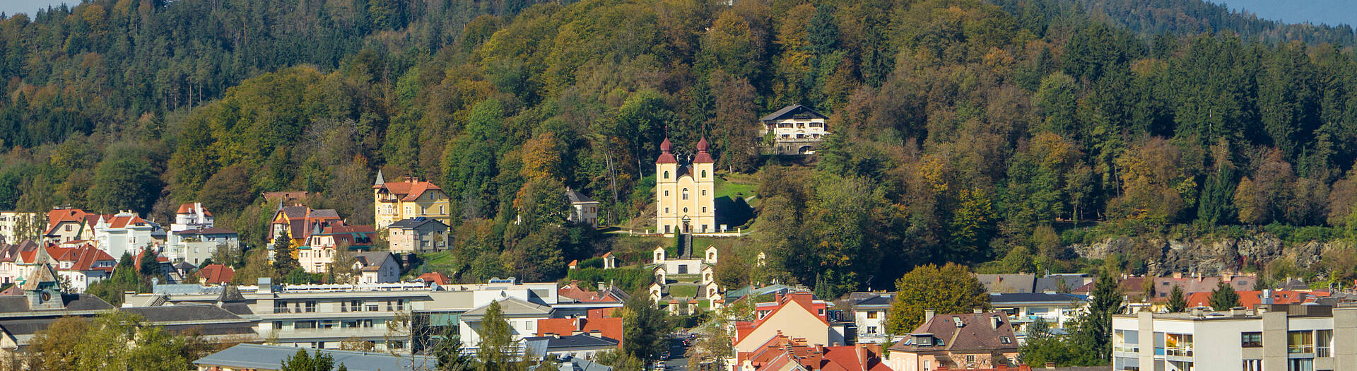 Klagenfurt Kreuzbergl mit Kreuzberglkirche