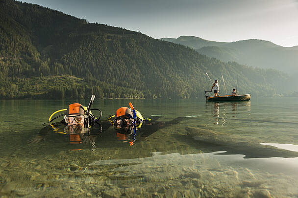 Tauchen am Weissensee