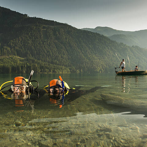 Tauchen am Weissensee