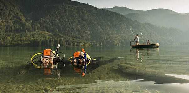 Tauchen am Weissensee