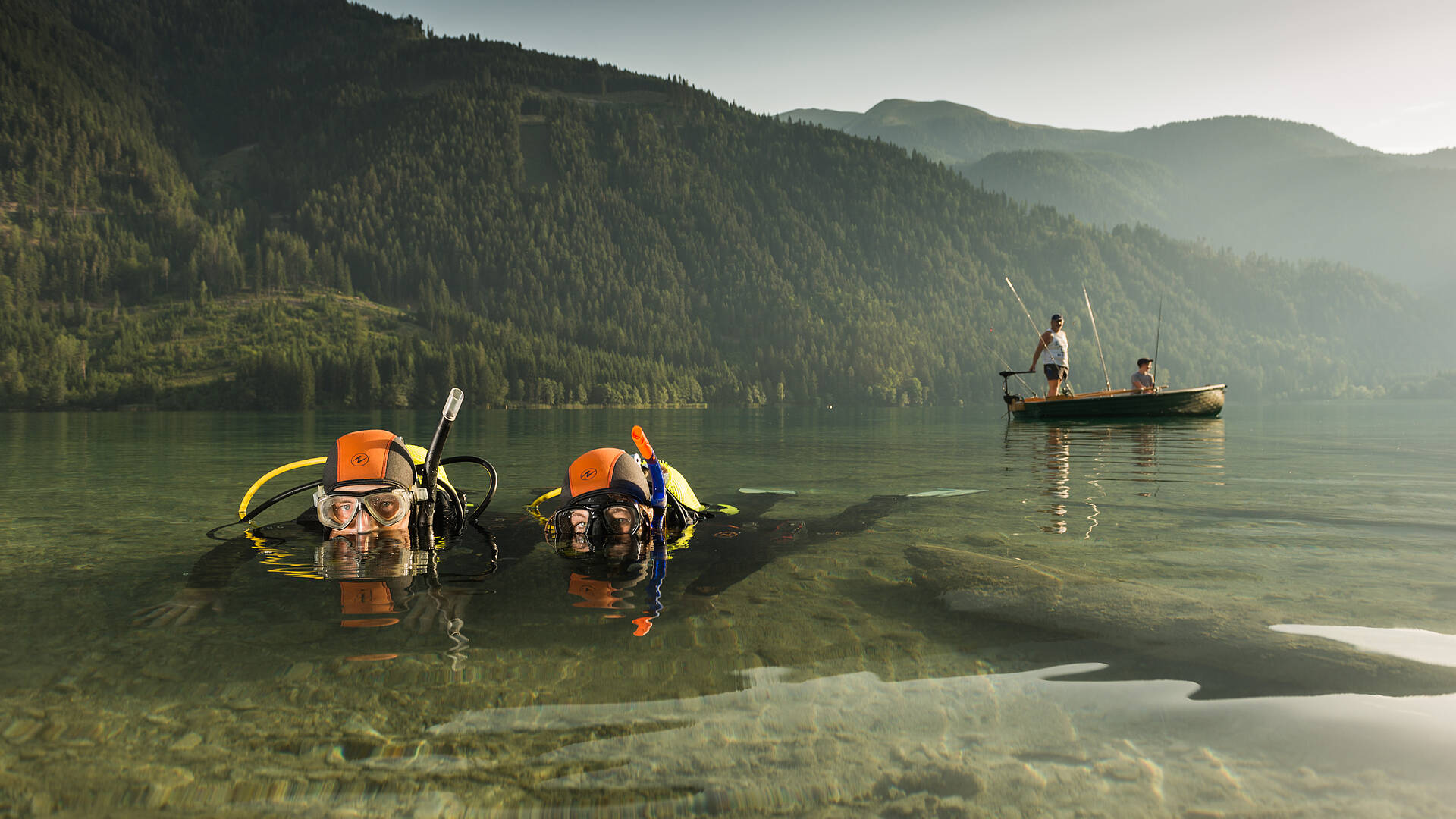 Tauchen am Weissensee