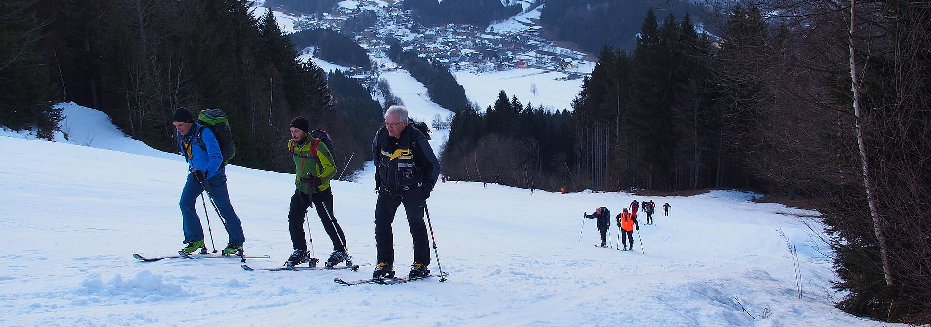 Arnoldstein Skitour aufs Dreiländereck