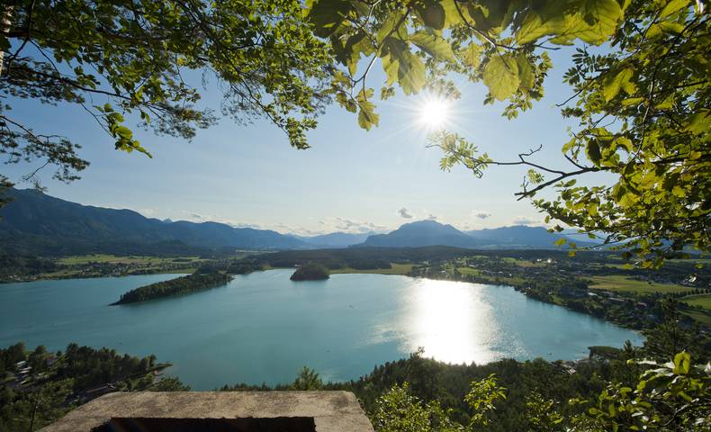 Blick auf den Alpe Adria Trail