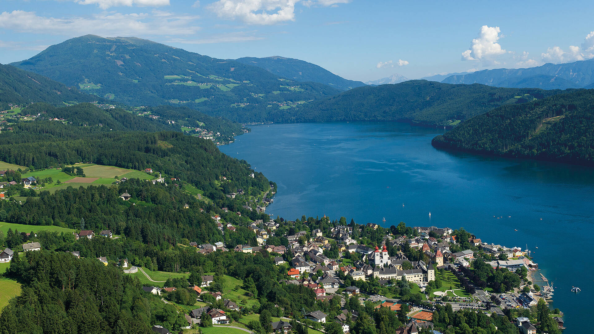 Blick auf den Millstätter See