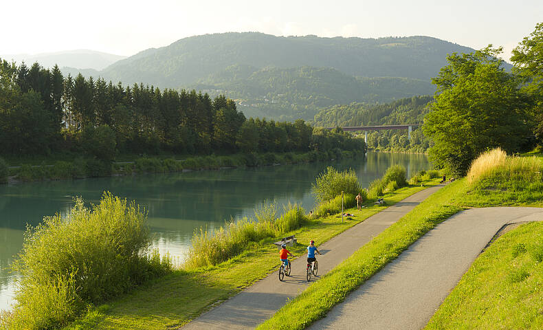 Drauradweg bei Villach