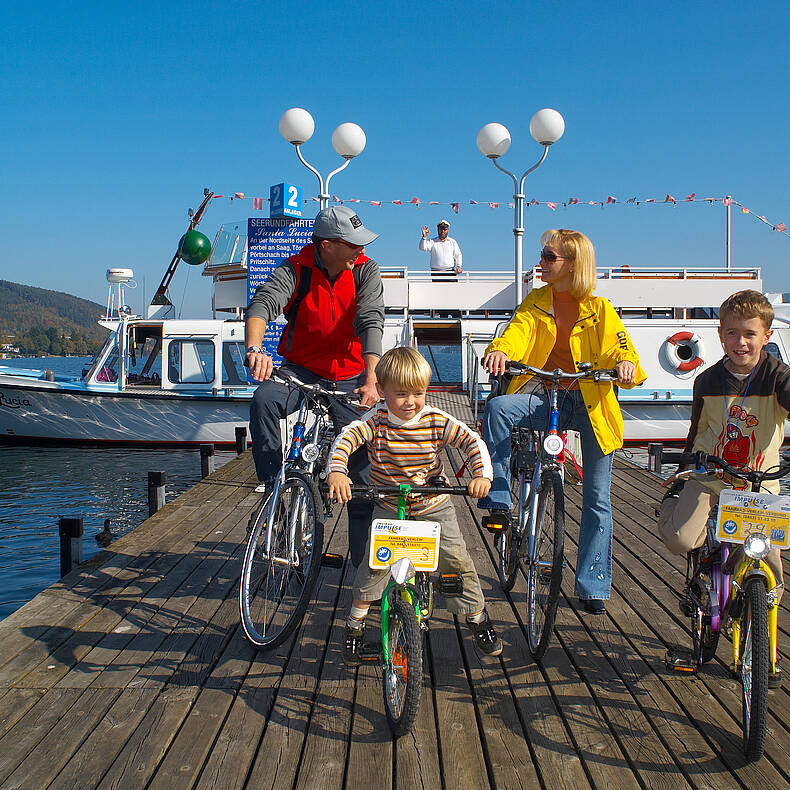 Radfahren am Wörthersee