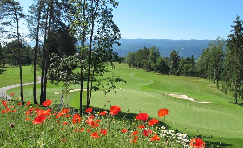 Golfen in drei Ländern, Royal Bled Golf Course in Slowenien