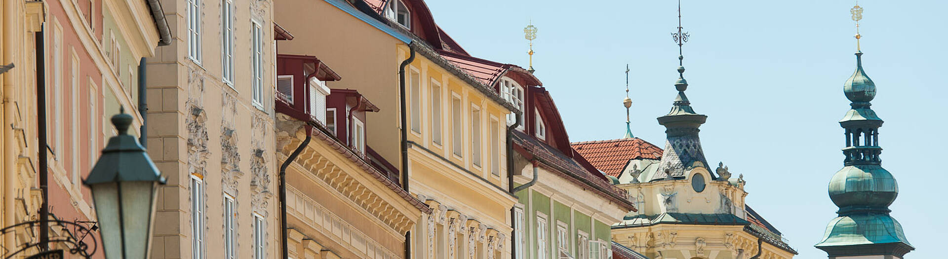 Klagenfurt Altstadt Fassaden