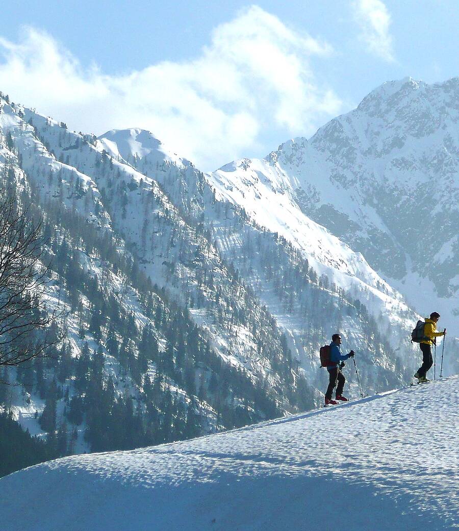 Skitour im Lesachtal in der Naturarena Kärnten