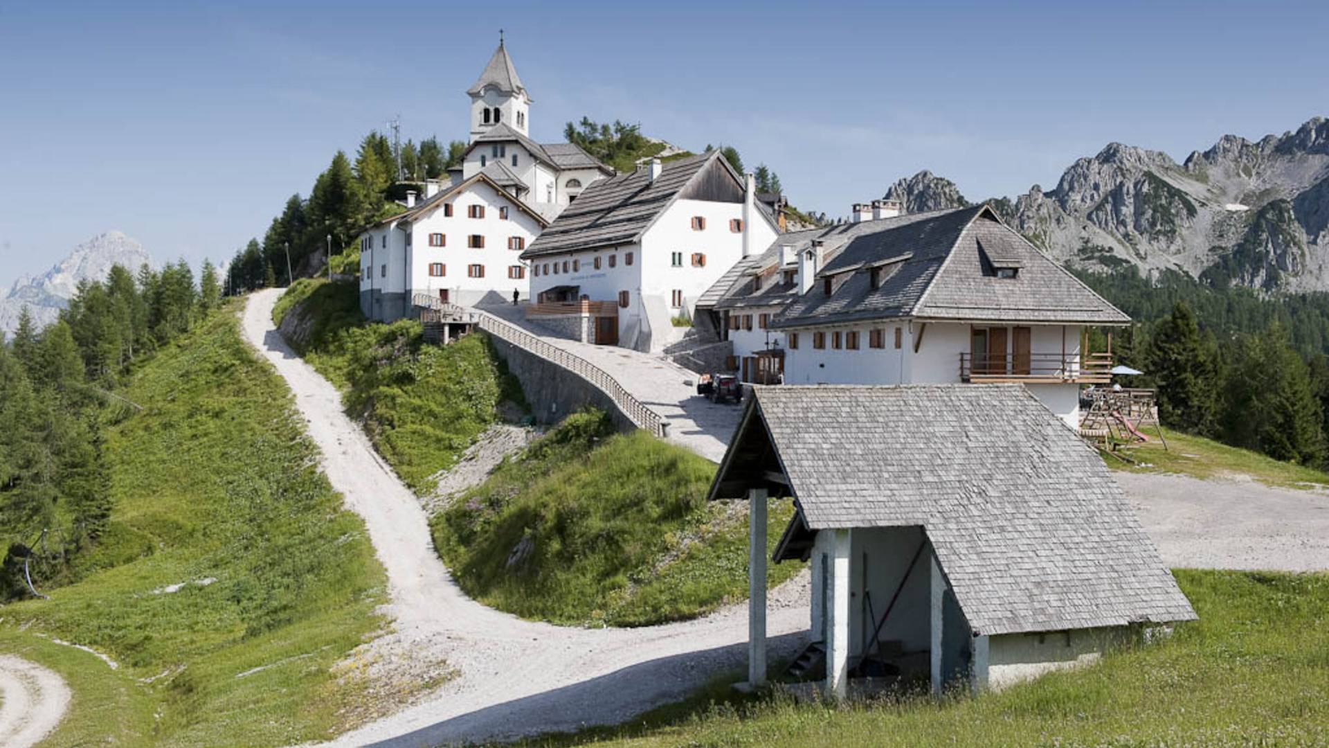 <p>Monte Lussari, Alpe Adria Trail</p>