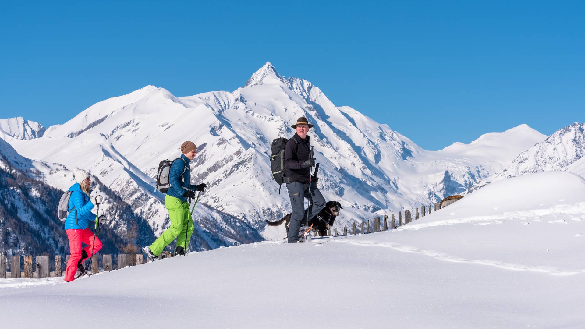 Heiligenblut, Nationalpark Hohe Tauern, Schneeschuhwandern
