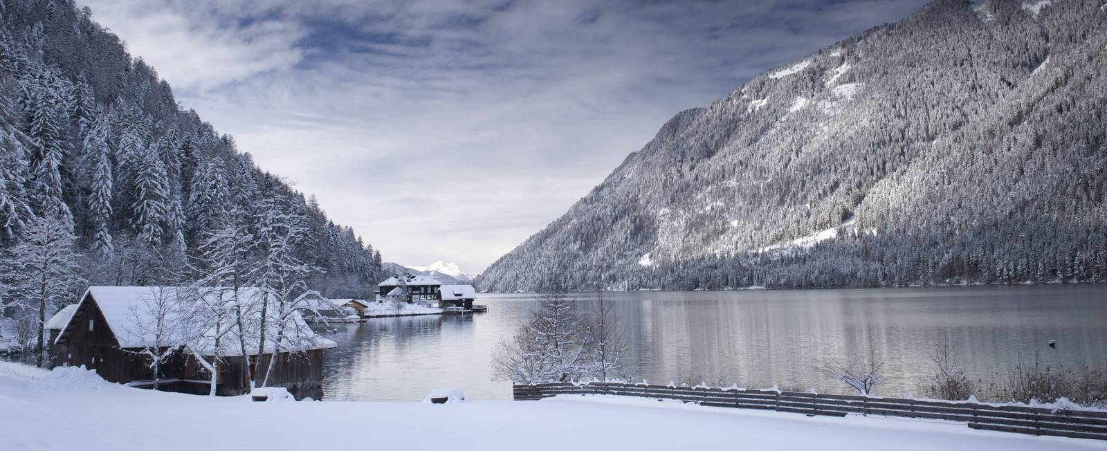 Weissensee Winterlandschaft